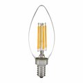 American Imaginations 4W Bulb Socket Light Bulb Warm White Glass AI-37433